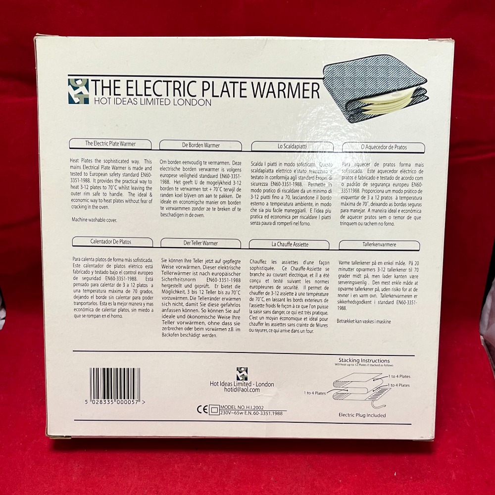 Hot Ideas LTD HOT IDEAS ELECTRIC PLATE WARMER Own4Less